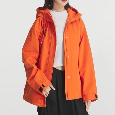 MLB情侣冲锋衣25款外套男女NY防风防泼水连帽运动夹克3AWJB0154