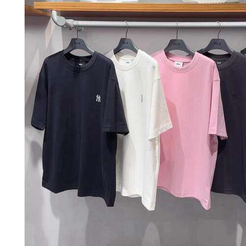 MLB国内专柜正品26春款男女情侣运动休闲简约短袖T恤3ATSB0263