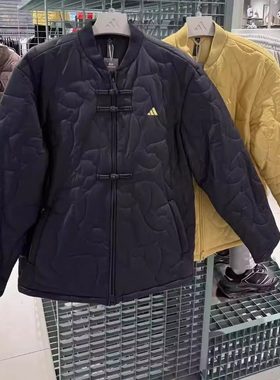 阿迪达斯26新款男子新中式运动休闲保暖防风棉服 KQ5097 KS0408