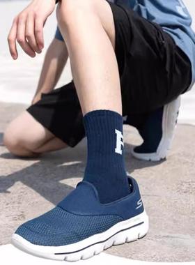 斯凯奇男鞋 春季新款一脚穿减震健步时尚休闲鞋轻便运动鞋54753