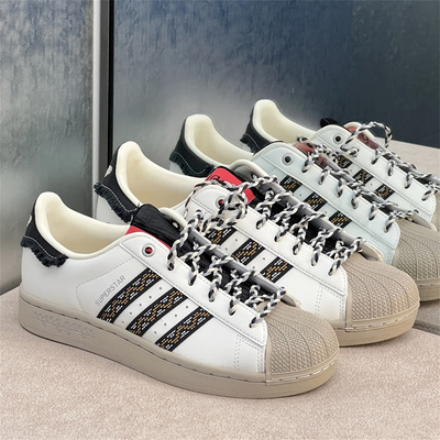 阿迪达斯三叶草男女鞋复古二代贝壳头休闲板鞋 JQ8722 JQ8729