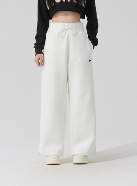 NIKE耐克女子AS W NSW PHNX FLC HR PNT WIDE运动长裤DQ5616-133
