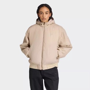 阿迪达斯三叶草宋雨琦同款双面领运动保暖棉服女冬KC8421 KC1686