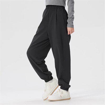 阿迪达斯休闲裤女裤2026夏季新款快干透气健身训练运动裤 KS2883