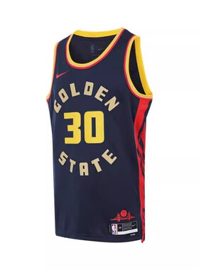 Nike/耐克男GSW MNK DF SWGMN JSY CE 24运动休闲背心FQ4342-422