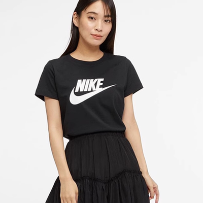 NIKE耐克短袖针织衫女运动半袖打底衫休闲透气圆领T恤DV6095-010