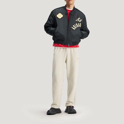 阿迪达斯26年马年新年款男子纯棉运动长裤直筒裤 KE4066 KE4065