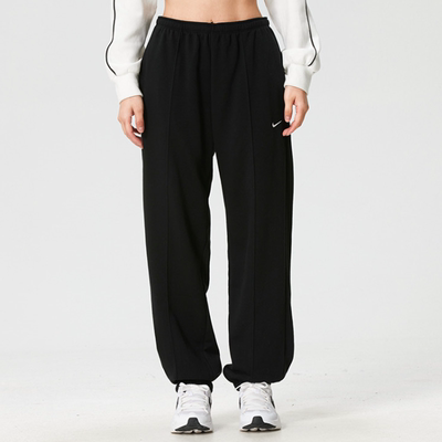 NIKE/耐克女中腰法式毛圈长裤2026春新款垂坠针织长裤IF0233-010