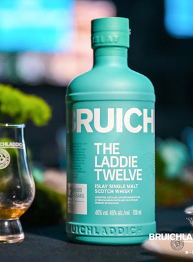 艾雷岛 布赫拉迪12年一麦芽苏格兰威士忌 Bruichladdich 700ml