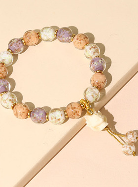 金沙夜光琉璃九尾狐手串