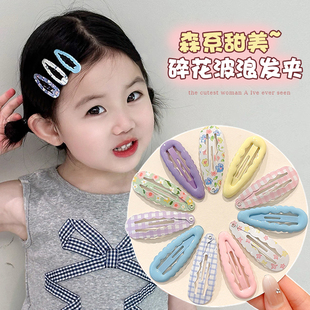 儿童侧边刘海夹女童彩色bb夹宝宝可爱前额碎发小夹子头饰女孩发卡