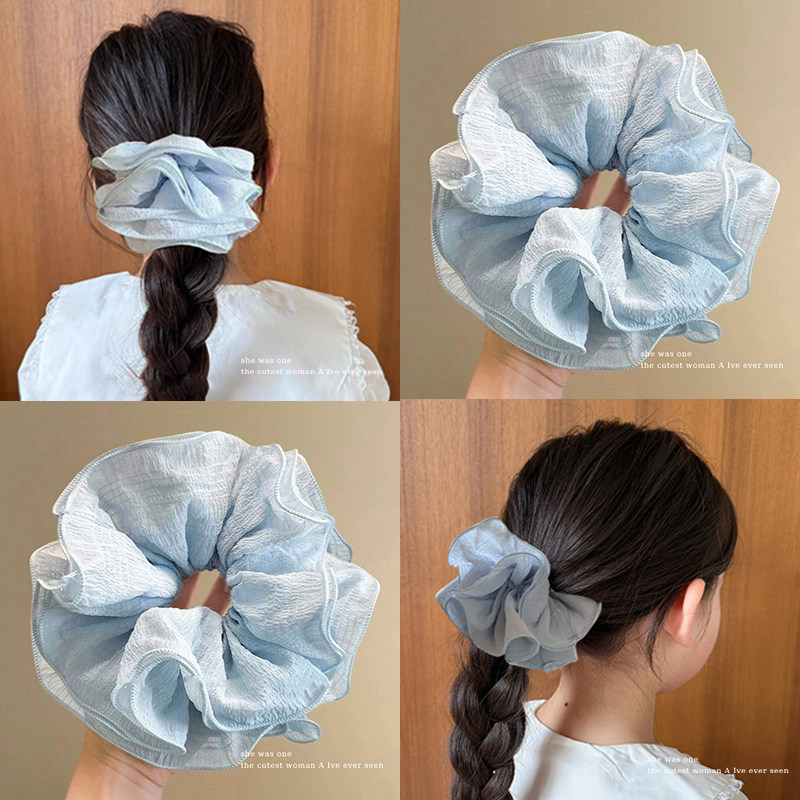 儿童超大号多层褶皱大肠发圈女童丸子头发绳高级感扎头发绳头饰女,童装/婴儿装/亲子装,发饰,淘宝优惠券,粉丝福利购,淘宝优惠卷