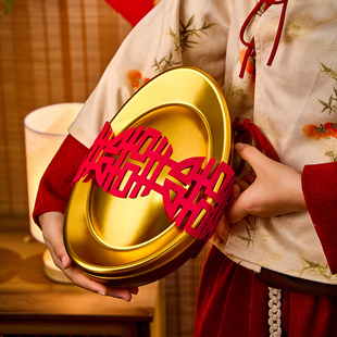 2026新年礼盒包装马口铁盒金元宝巧克力糖果饼干烘焙甜品礼品铁罐