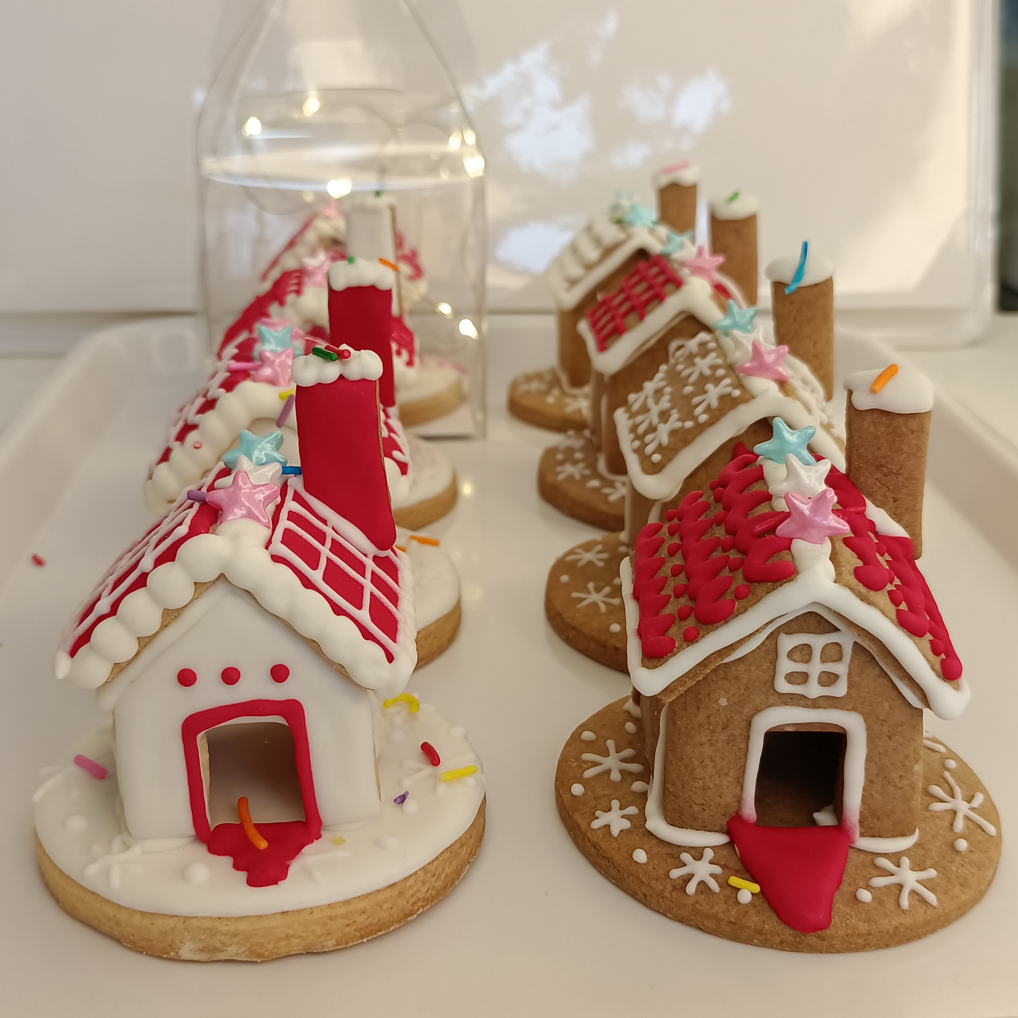 圣诞节diy姜饼屋饼干胚成品迷你糖霜自制房子姜饼手工烘焙