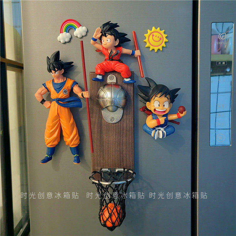 创意冰箱贴磁贴立体个性七龙珠八戒孙悟空动漫卡通入户门磁吸装饰,家居饰品,冰箱贴,淘宝优惠券,粉丝福利购,淘宝优惠卷