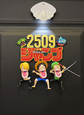少年周刊磁吸立体创意门牌号