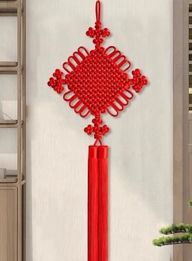 新年高档装饰中国结挂饰件客厅大号乔迁平安结门上小如意节镇宅