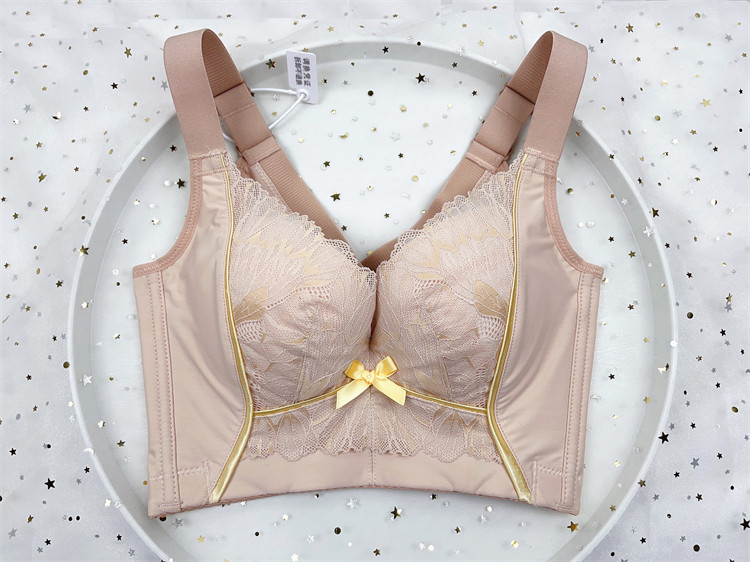 美容院软钢圈调整型收副乳文胸