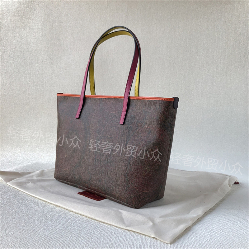 thumbnail for Niche Etro Arnica Classic Retro Versatile Shoulder Bag, Bucket Bag, Handbag, Underarm Bag, Shopping Bag