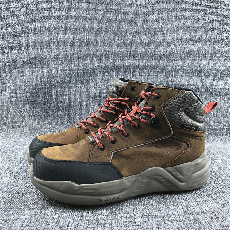 出外贸男头层皮户外钢头休闲鞋防滑耐磨减震防水工装靴防砸工作鞋