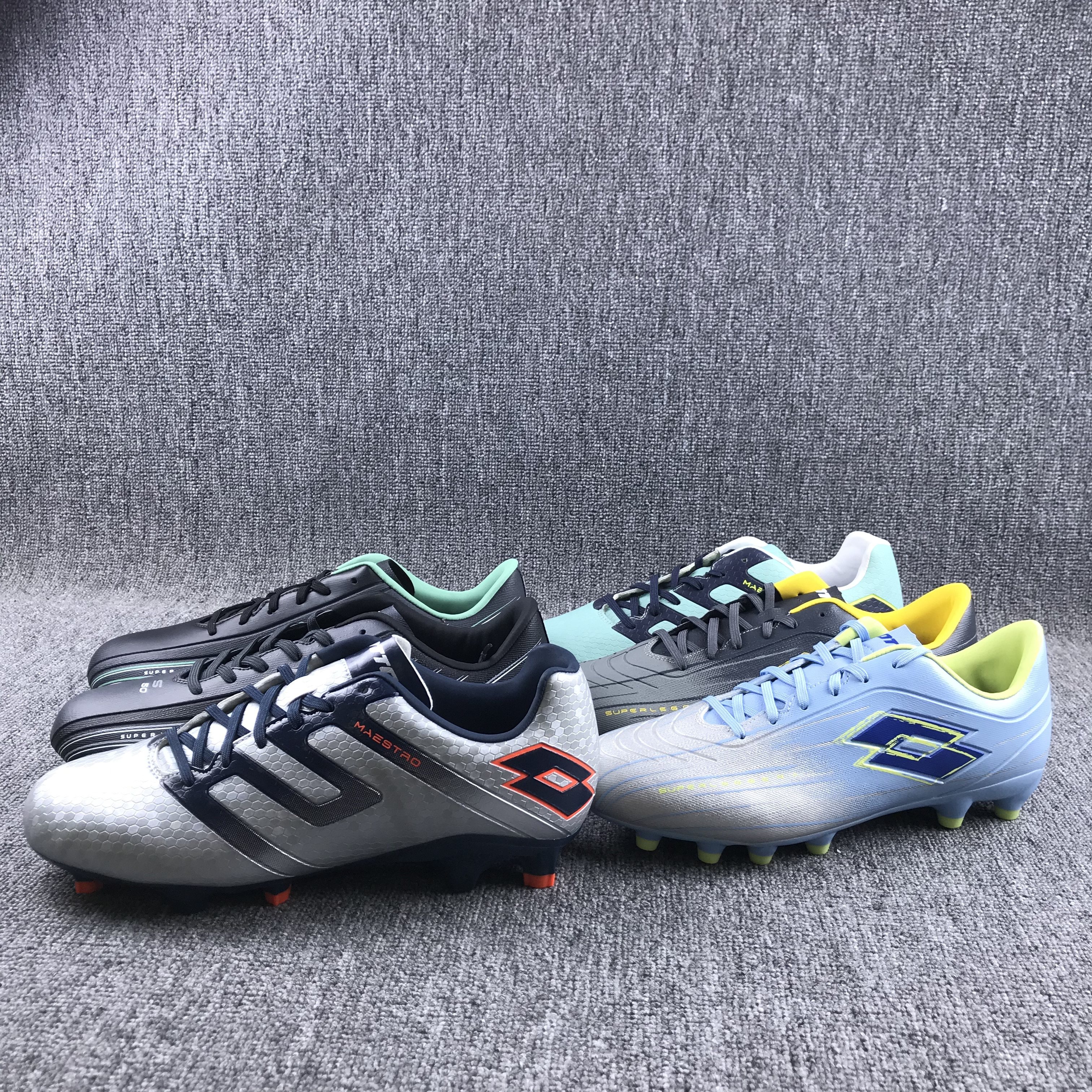 外贸男子足球鞋AG大钉短订足球训练鞋防滑耐磨减震综合比赛运动鞋