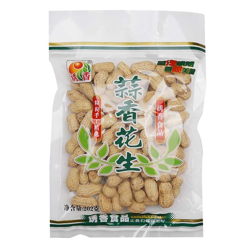 诱香蒜香花生白玉花生咸香花生五香花生奶油花生带壳休闲零食
