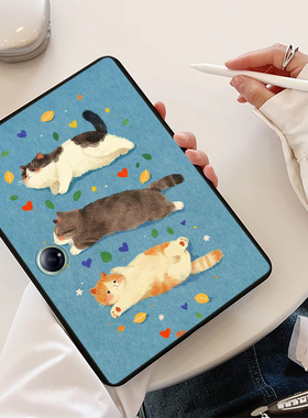 适用一加Pad2Pro平板保护套OnePlusPad3Pro软壳GO定制轻薄个性可爱猫咪卡通狮子女创意ins风单面无盖简约