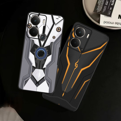 适用Realme真我Neo7SE手机壳皮纹Neo7X彩绘保护套个性炫酷机甲变形金刚轻奢爆款潮创意男女定制ins风