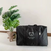 Черное одеяло, с медвежатами, 52×33×20см