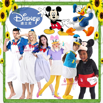 米老鼠唐老鸭亲子装人偶服表演服