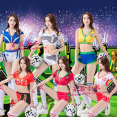 啦啦队服装 演出服女世界杯足球宝贝性感啦啦操健美操广场舞表演服