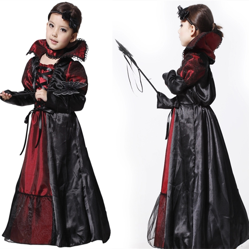 儿童节COSPLAY服装 万圣节服装 演出衣服 蝙蝠吸血鬼 男童女童