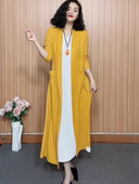 气质披肩外套女长袖 2025春夏新款 时尚 显瘦中年妈妈宽松防晒衣披肩