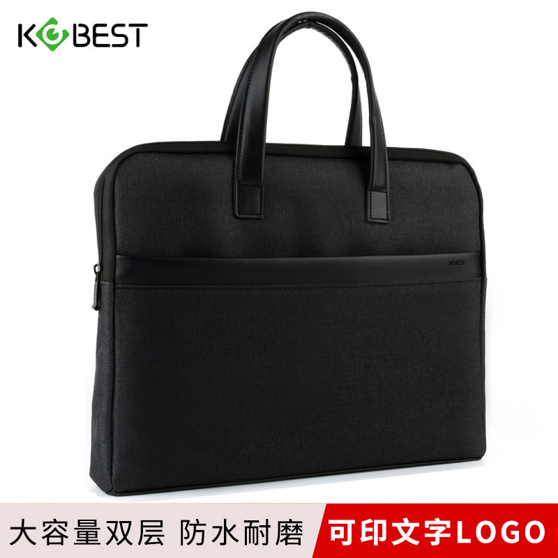 帆布加厚多层商务公文袋