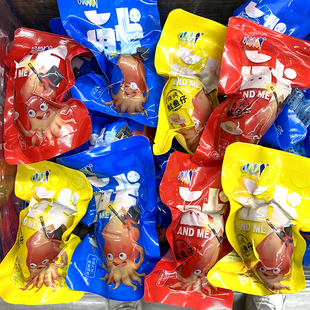 景旭鱿鱼仔裕达即食墨鱼仔海鲜零食小吃独立小包原味香辣烧烤海兔