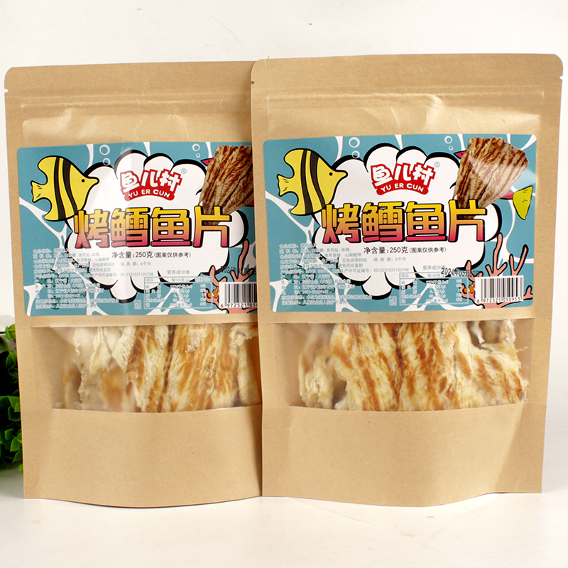 鲜烤鳕鱼片手撕现烤香鱼片即食海鲜零食纯鱼肉干大连特产伴手礼包