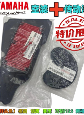 适用雅马哈125电喷版巧格i125 赛鹰125GT 新福喜125空滤 空气滤芯