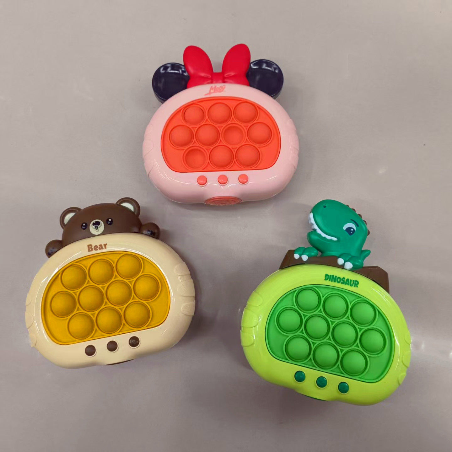 儿童速推游戏机打地鼠闯关解压