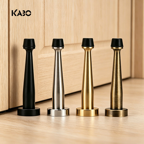 德国KABO免打孔黄铜门顶橡胶门碰