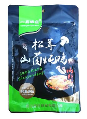一品桥庄松茸山菌炖鸡300g炖鸭