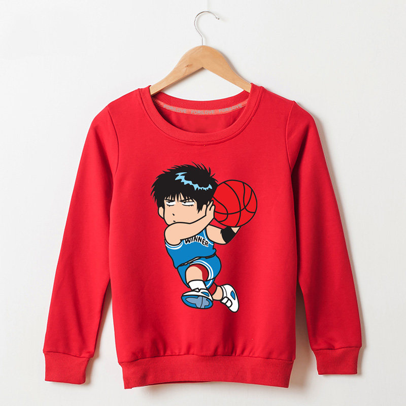 灌篮高手SD流川枫运动会圆领衣服衣卫衣篮球飞人秋季女童童装长袖