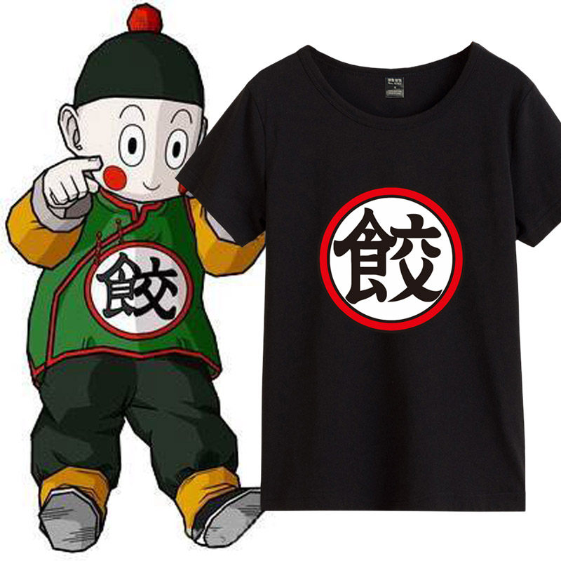 校服休闲装七龙珠小僵尸表演服饺字饺子短袖衣服同款运动T恤童装