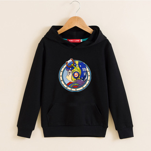 阿拉蕾创意亲子装套衫萌萌女孩则卷小云春秋连帽卫衣外套童装衣服