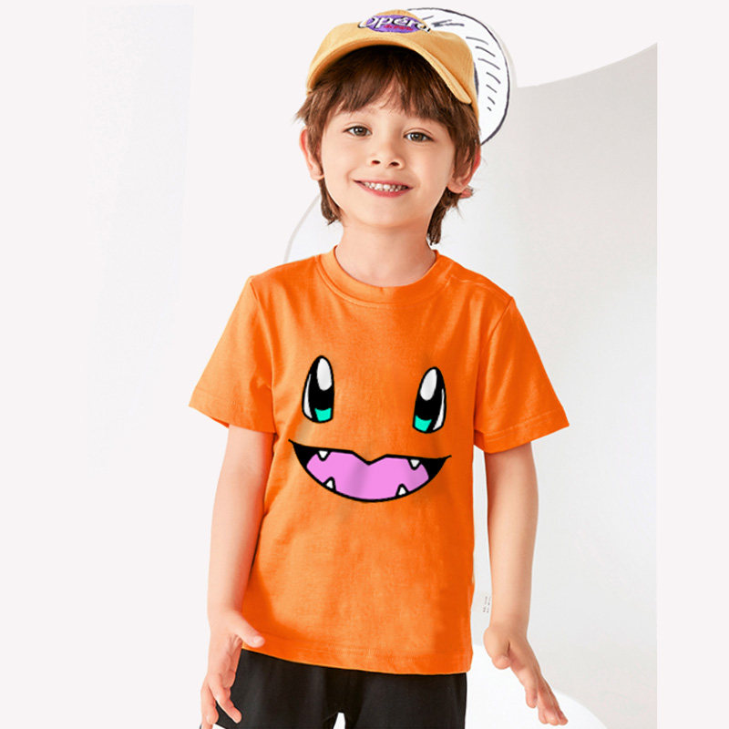 宝可梦联名小火龙短袖t恤夏小男孩运动会神奇宝贝童装班服衣服潮t,童装/婴儿装/亲子装,T恤,淘宝优惠券,粉丝福利购,淘宝优惠卷
