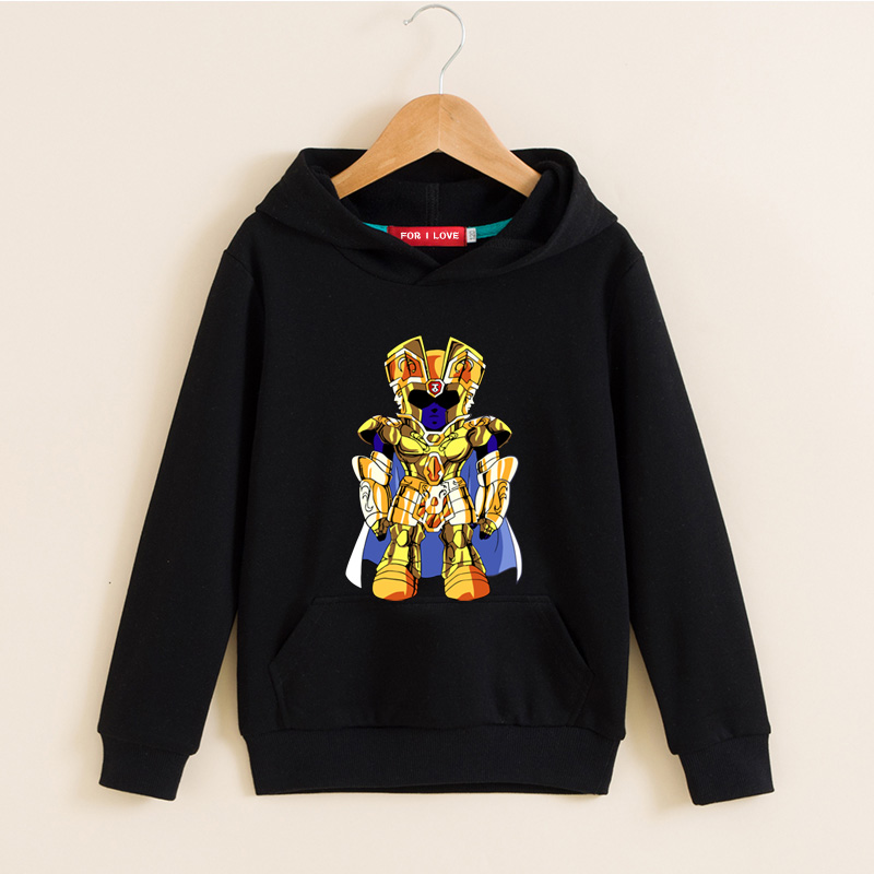 可爱港风学生连帽卫衣衣服黄金圣斗士加隆双子座撒加同人大码童装