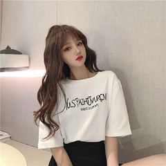 Real shot short sleeve T-shirt printing