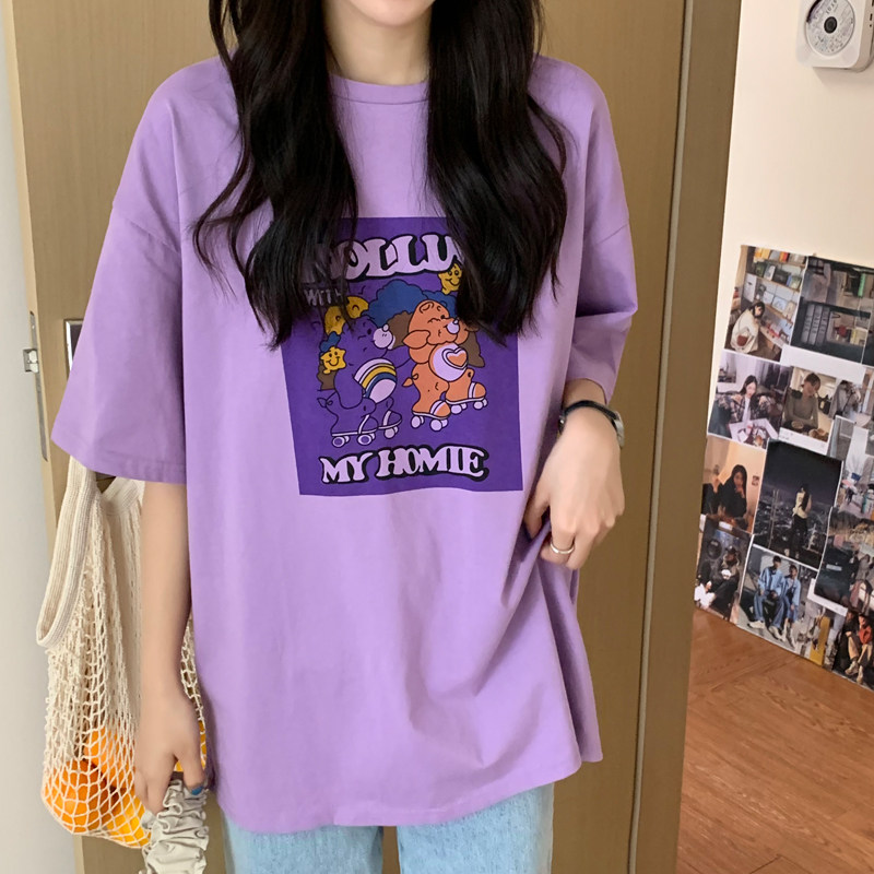 Real shot Pullover Cotton Short Sleeve T-Shirt