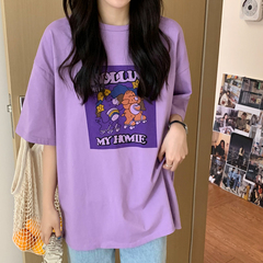 Real shot Pullover Cotton Short Sleeve T-Shirt