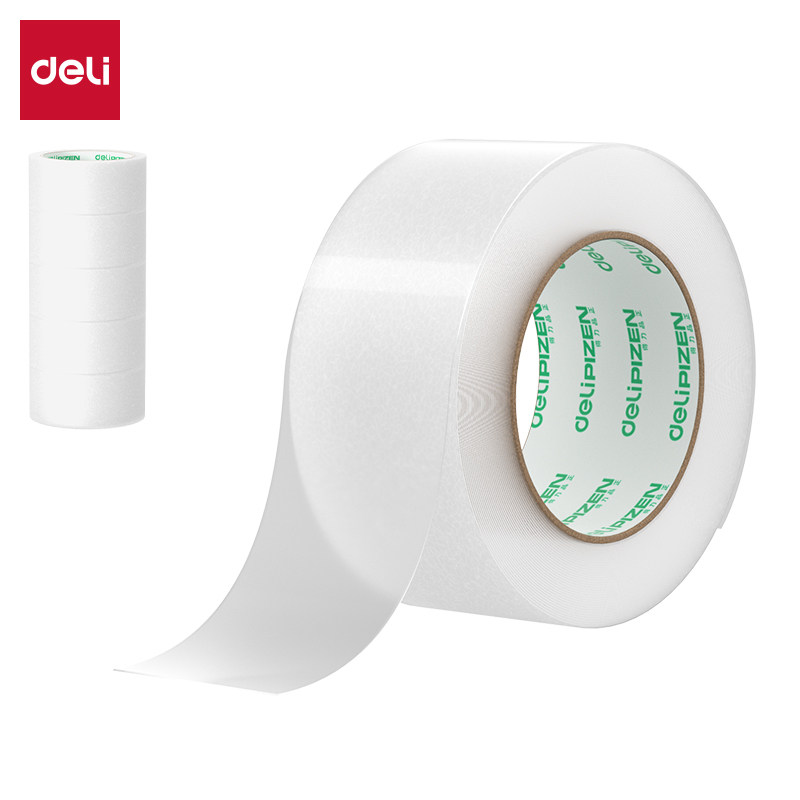 得力品正33196A封箱胶带60mm*150m*45&mu;m普透5卷/筒