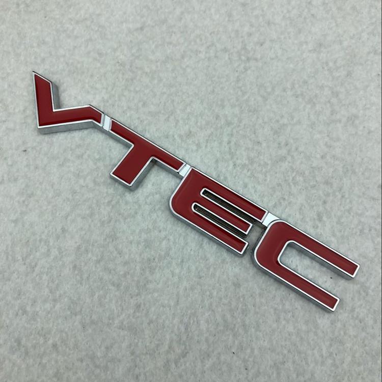 VTEC车标后尾标字标车身贴适用于本田思域雅阁奥德赛CRV思铂睿